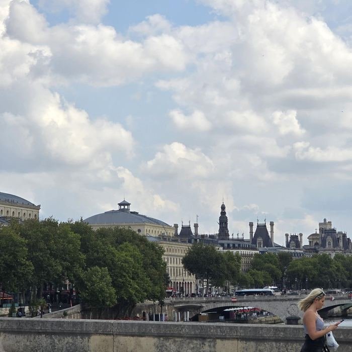 Vista del río Sena en París