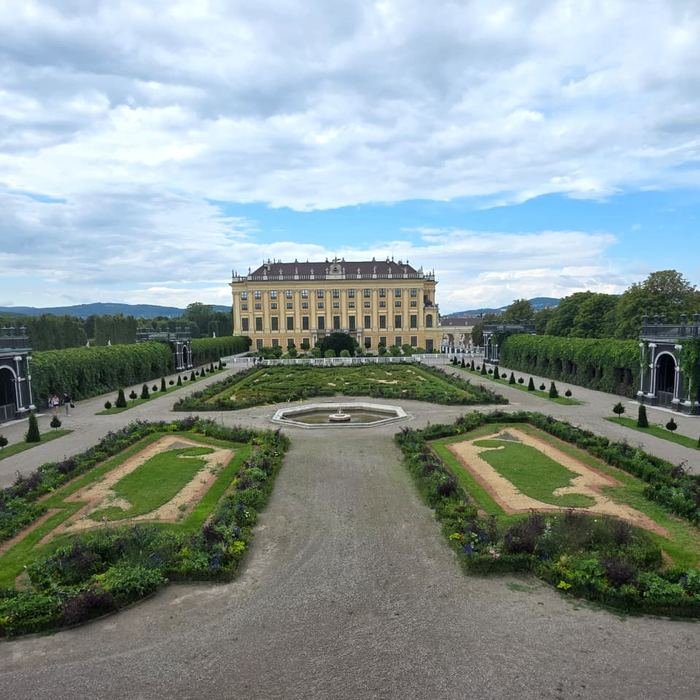 Jardines del Palacio de Schönbrunn en Viena